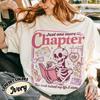 Just One More Chapter Shirt Funny Skeleton Reading Book TShirt Cute Bookworm Lover Bookish Girly Rounisexce Reader Gift