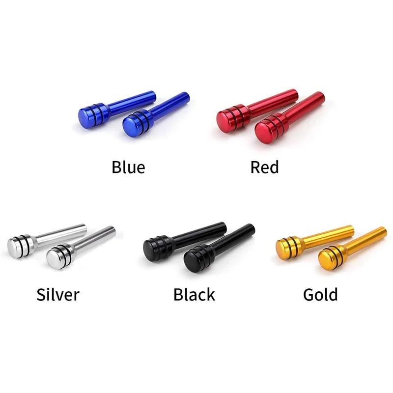 2/4Pcs Car Door Lift Button Locking Pins Universal Car Security Door Lock Pins Aluminum Alloy Knob Auto Interior Accessories