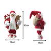 Christmas Decoration Santa Figurine Figure Toys Small Decor Statue for Party Birthday Bedroom
