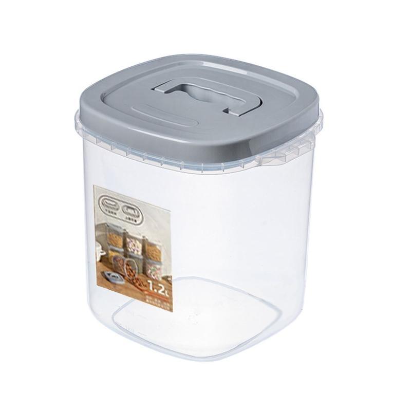 Grain Container Transparent Visible Pets Foods Storage Kitchen Storage Can Home Dorm Supply