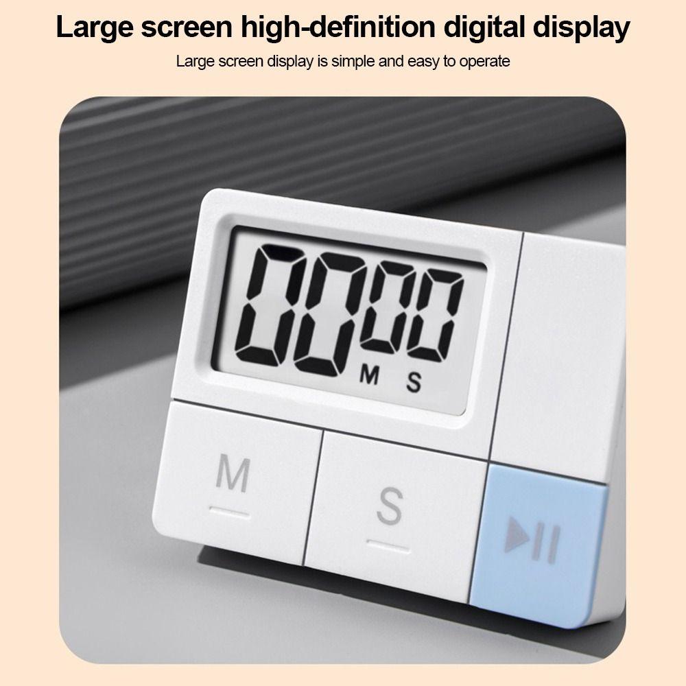 Kunststoff Küchen-Elektronik-Timer Mini Countdown-Wecker Koch-Zeitmesswerkzeug Alarmeinstellung