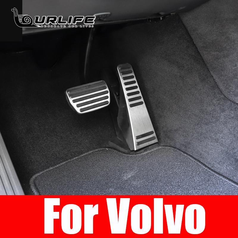 Für Volvo XC60 XC90 S90 V90CC XC40 Gas Bremspedal Fußstütze Pedal Abdeckung Fall Schutz Dekoration