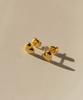 Alleun Silver 925 Bold Heart Silver Daily Earrings
