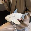 Cute Shark Bag 2025 New Japanese Cartoon Girl Fashion Niche Versatile Crossbody Round Bag