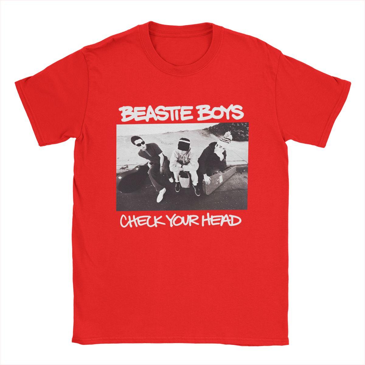 

Мужские футболки Beastie Boys Повседневные футболки из чистого хлопка с коротким рукавом, одежда с круглым вырезом 4XL 5XL 6XL S