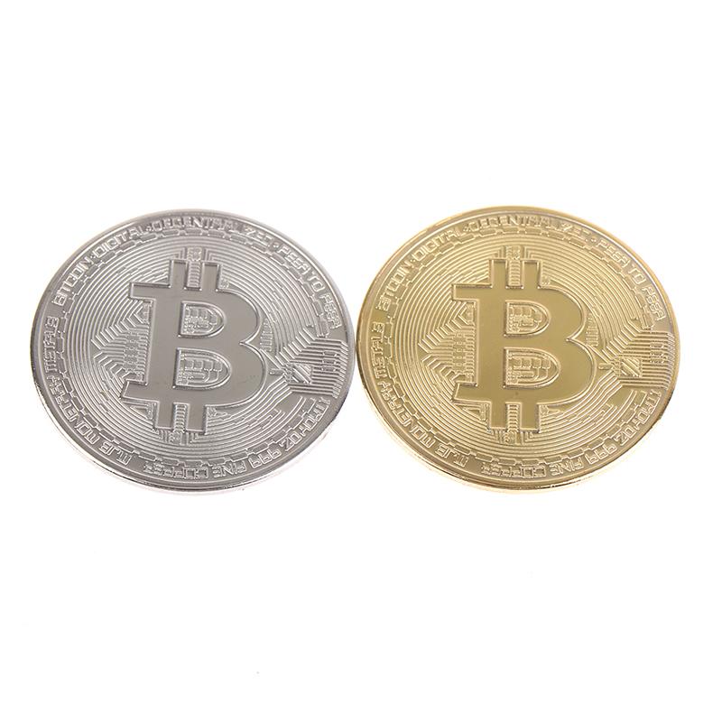 Creative Souvenir Plated Bitcoin Collectible Great Gift Bit Coin Art Collection