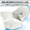 TOREJAX Card Storage Box, Clear Case with Lid, Rounded Corners, Dust Protection, Easy Viewing, Multi-Purpose, for Trading Cards