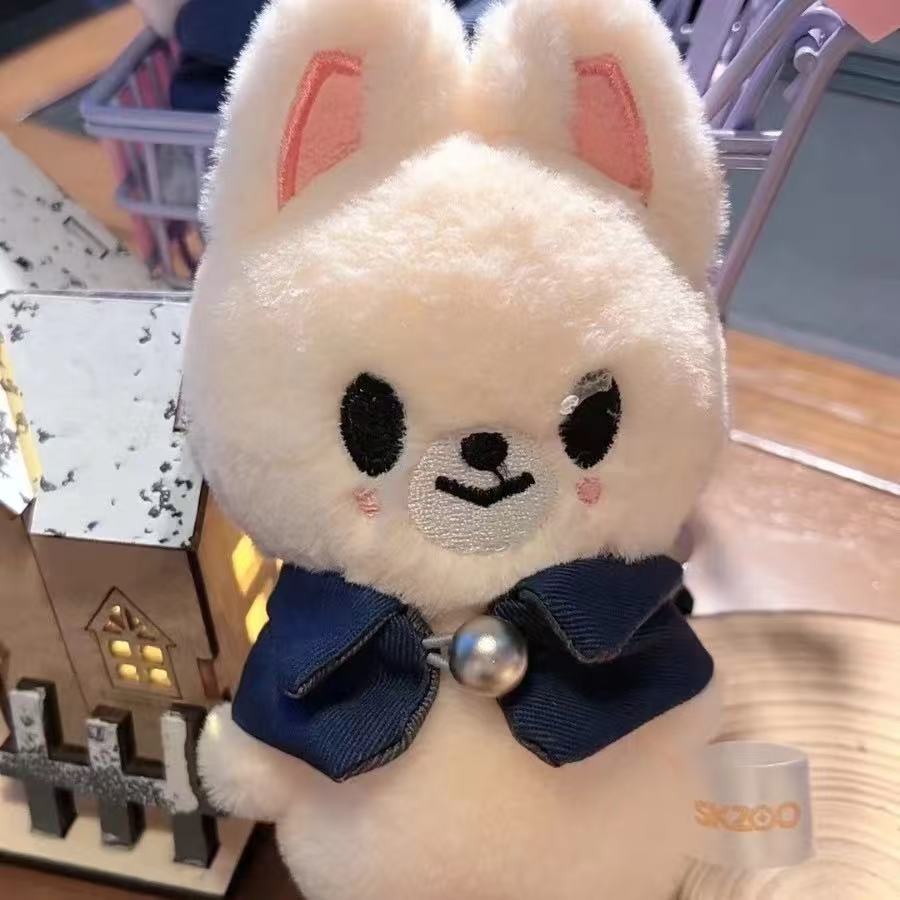 Chaveiros de Boneco de Pelúcia Academia de Magia Stray Kids Pingente de Figura Chaveiro Pingente Porta-Chaves Decoração de Bolsa