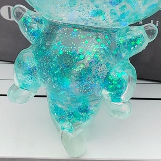 Przezroczysty Brokatowy Salamandra Gniotek Antystresowy Kreskówkowy Salamandrowaty Ściskowy Sensoryczny