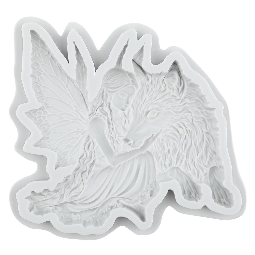 Elf Silicone Mold Wolf Fondant Molds Cake Decorating Tools Cupcake Topper Candy Resin Clay Chocolate Gumpaste Mold