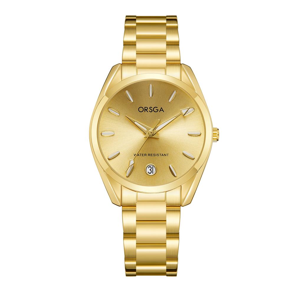 Luxury Women's Watch 34mm Fashionable Stainless Steel Rhinestone Pink Minimalist Girl Clock Outdoor Travel Women Wrist Watches