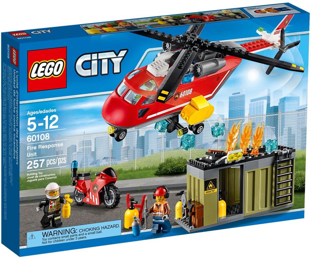 LEGO City Fire Helicopter 60108