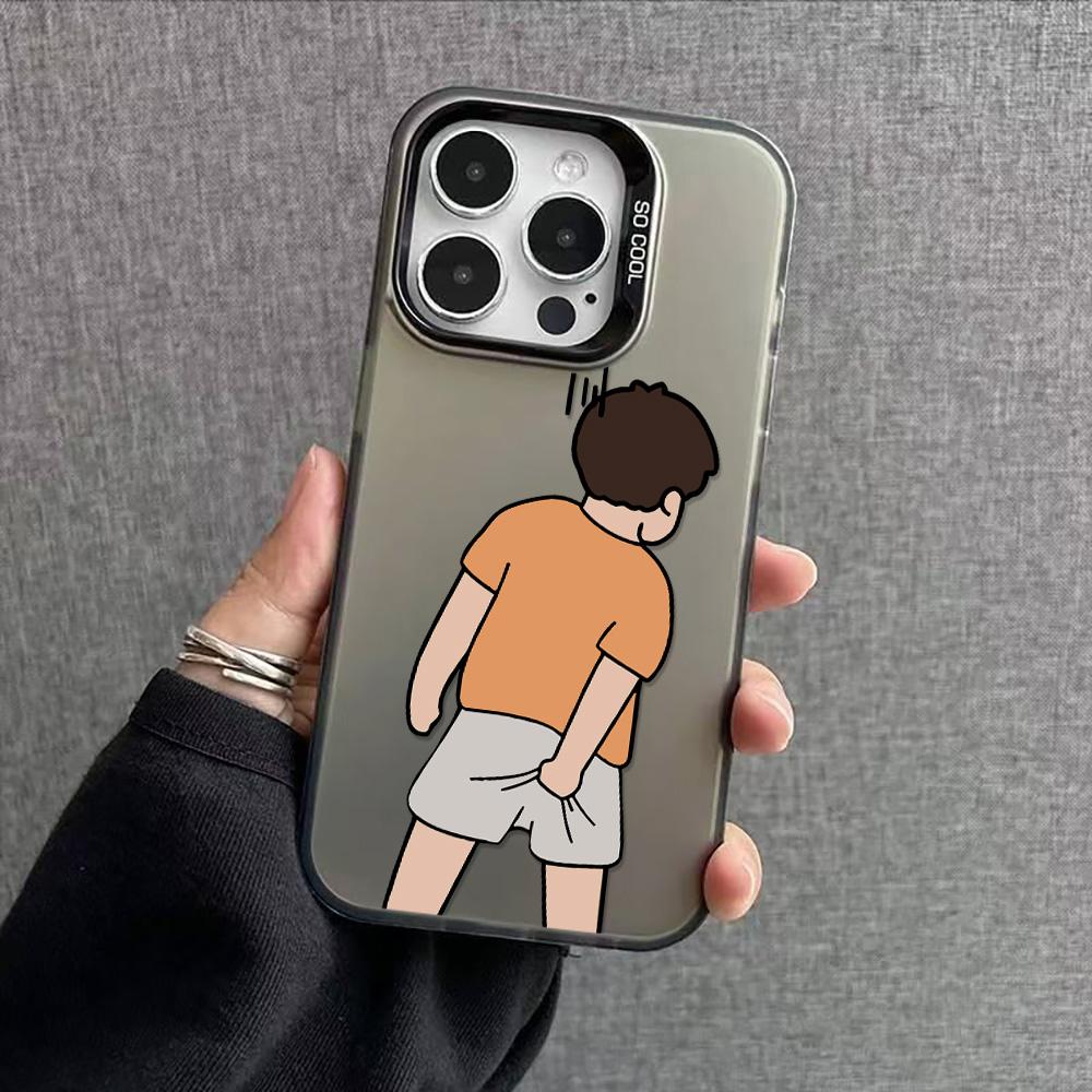 Phone Cases For iPhone 11 13 16 ProMax Case iPhone 13 14 15 ProMax 12 13 ProMax Case Samsung A55 A05S A54 A06 S22 A15 A12 A22 A52S S23 S24 Color IMD
