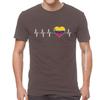 Venezuelan Heartbeat T Shirts Men Fashion T Shirt Cotton Oversized I Love Venezuela Flag Heart Tshirt Unique Tees Tops