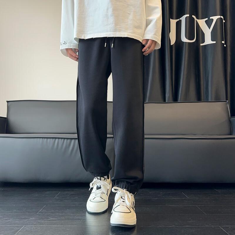 

TonLion Men s Side Print Knit Jogger Pants M