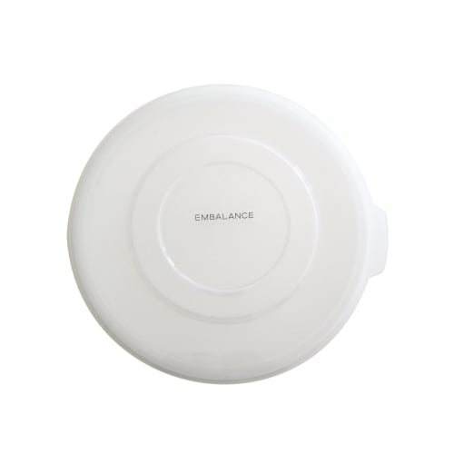 Wilmax Food Container (Round), 6L, Made in Japan, 351732, Gray/Semi-Transparent