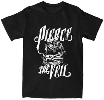 

Rock Skull Graphic Tee, Gothic Skeleton Streetwear T-Shirt for Men and Women - 180g Cotton Band Shirt, Unisex (S-XXXL) 5XL різнокольоровий