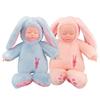 Kids Lifelike Reborn Baby Dolls Soft Body Plush Rabbit Toy Stuffed Newborn Dolls Sleeping Girl Dolls Easter Toy Appease Toys
