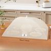 Foldable Food Cover Fly Proof Mesh Collapsible Leftover Cover Reusable Easy Clean Store Square Circular Options