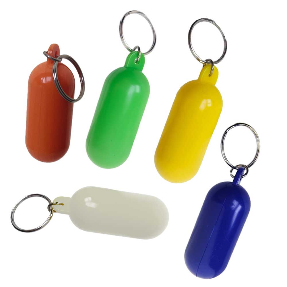 5/10pcs Floating Keychain for Beach Swimming Fishing Kayaking Bright Color Key Buoy Marine Sailing Boat Fender Buoyant Key Ring 3