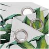 2panels Palm Leaf Pattern Window Curtain Tropical Plant Leaves Green White Drapes For Bedroom Living Room Kitchen Room Home Deco