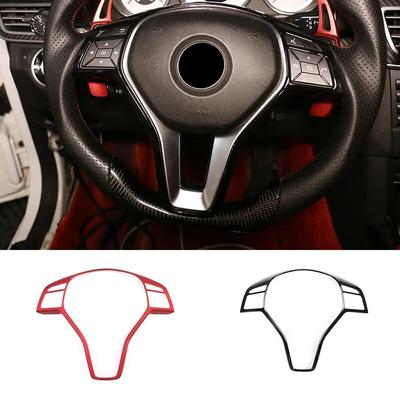 Car Steering Wheel Frame Trim Cover Accessories For Mercedes Benz A B C E Cla Cls Gla Glk Class W176 W246 W204 W207 W218 W212