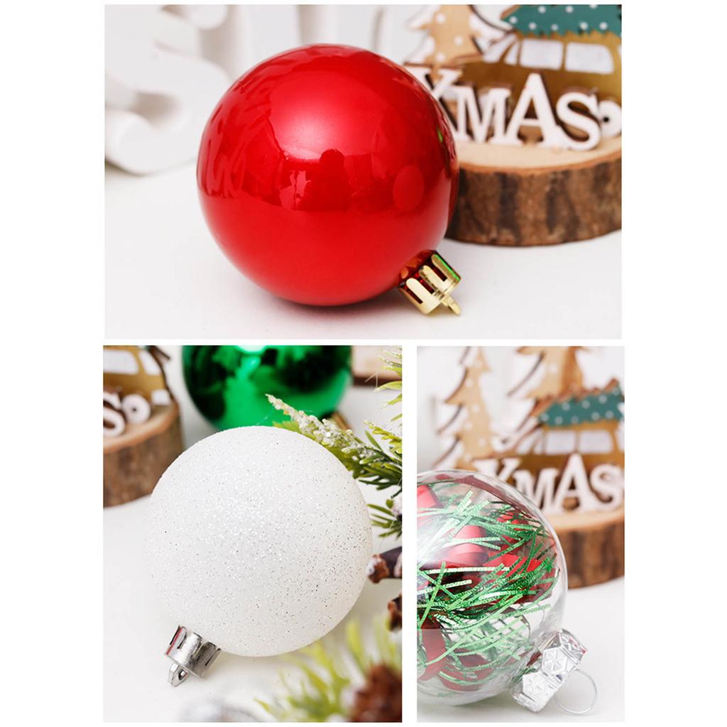 Christmas Tree Baubles 30pcs Decorations Hanging Holiday Festival Home Decor