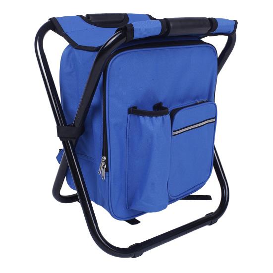 Angelstuhl Klapphocker Tragbarer Rucksack Kühler Isoliert Picknicktasche Sitz