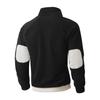 New Men's Casual Sports Pullover Four-Button Stand Collar Contrast Color Versatile Sweatshirt