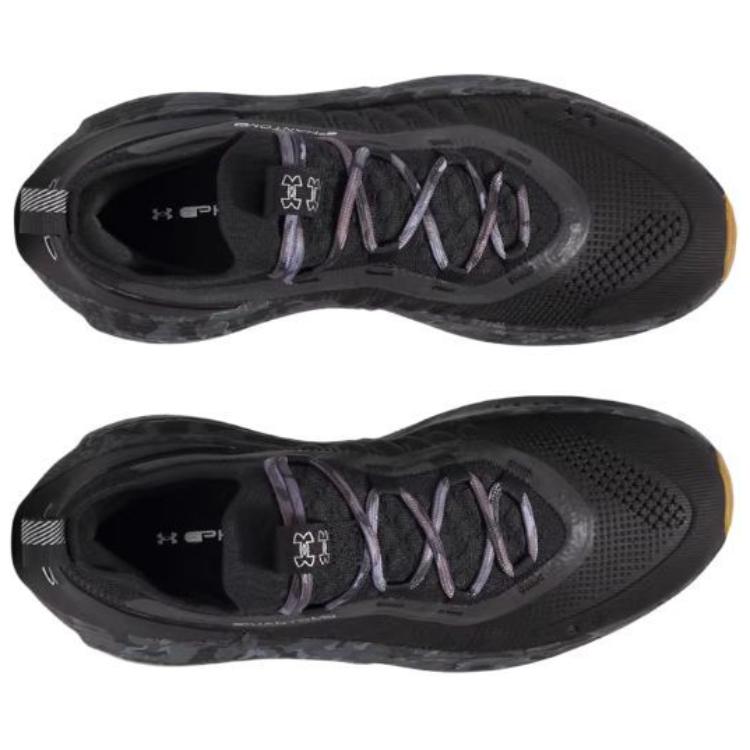 Under Armour Phantom 4 Wear-resistant And Waterproof Low-Top Casual Shoes Unisex Black Sneakers 6005562-001