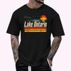 Retro Sunset Great Lakes Lake Ontario T-Shirt Unisex T-Shirt