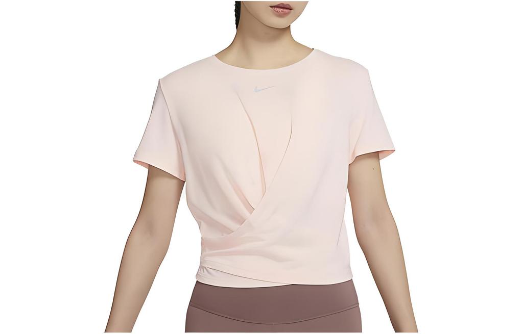 Nike T Shirts Women's Pink Crew Neck Thin DZ3034-626