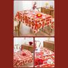 Oil-proof Tablecloth Thickened Red Festive Table Cloth  Home Decoration