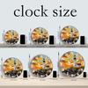 Superior-Grade Sea First-Class View First-Class Lighthouse Wooden High-Standard Wall Premium-Quality Clock 10-16Inch Superior-Grade Silent