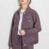Lee Letter Print Denim Jacket Women Jackets Purple LWT0039185TQ00FA01726