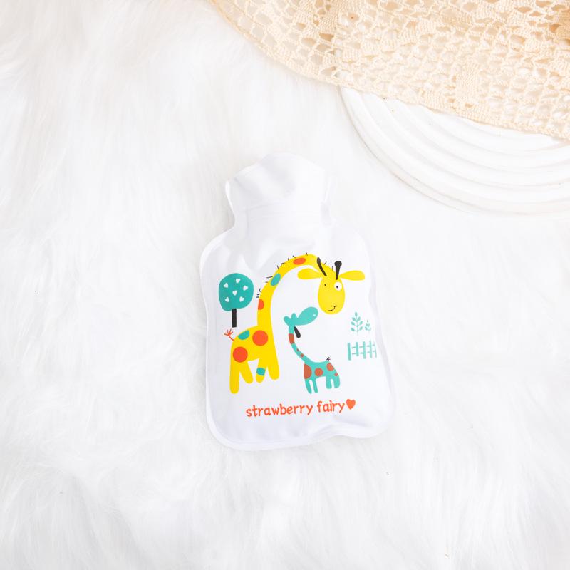 Double-Layer Floral Cartoon Hot Water Bag - Cute, Thickened, and Hand Warmers for Winter
