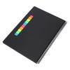  Reusable Paper Notebook Spiral Bound Erasable Shorthand Notepad APP Connectivity Black Lined and Dotted Pages 