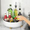 360 Rotation Non-Skid Spice Rack Pantry Cabinet Turntable with Wide Base Storage Bin Rotating Organizer for Kitchen Bathroom