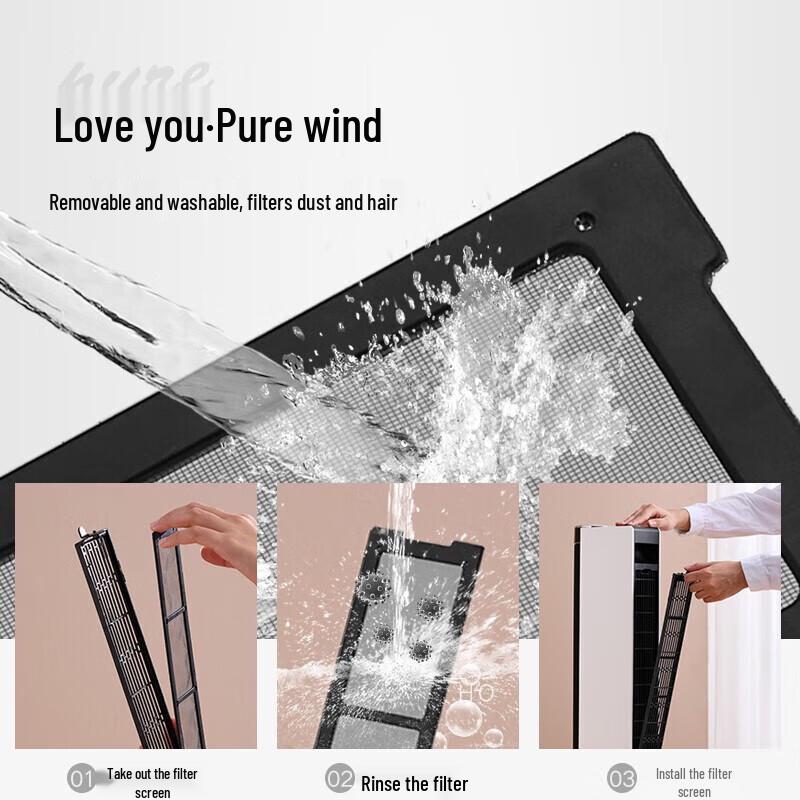 Midea HFY20B Smart Vertical Fan Heater