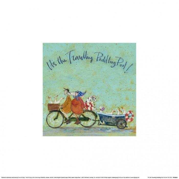 Sam Toft It´s The Travelling Paddling Pool Print