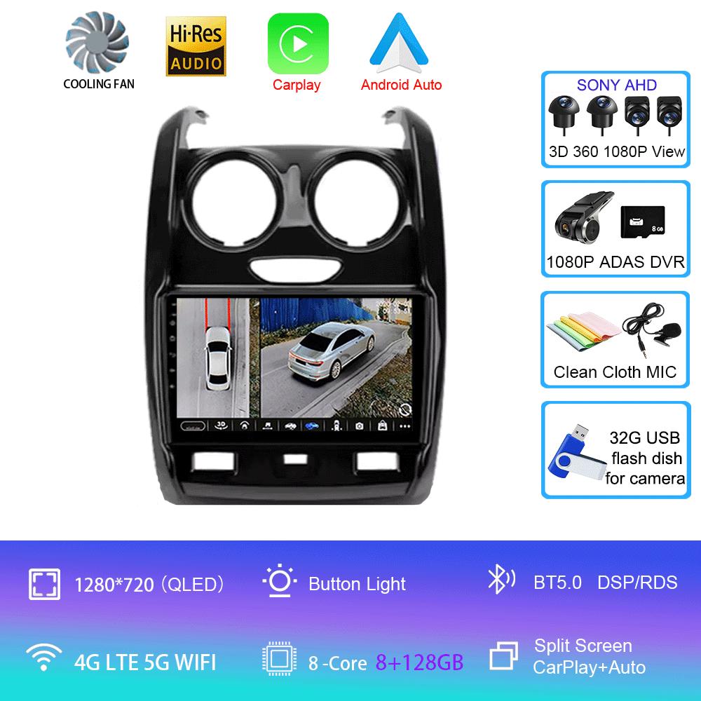 Android 14 Car Radio For Renault Duster 2015 - 2021 For LADA Largus 2021 Multimedia Video Player Navigation Stereo GPS
