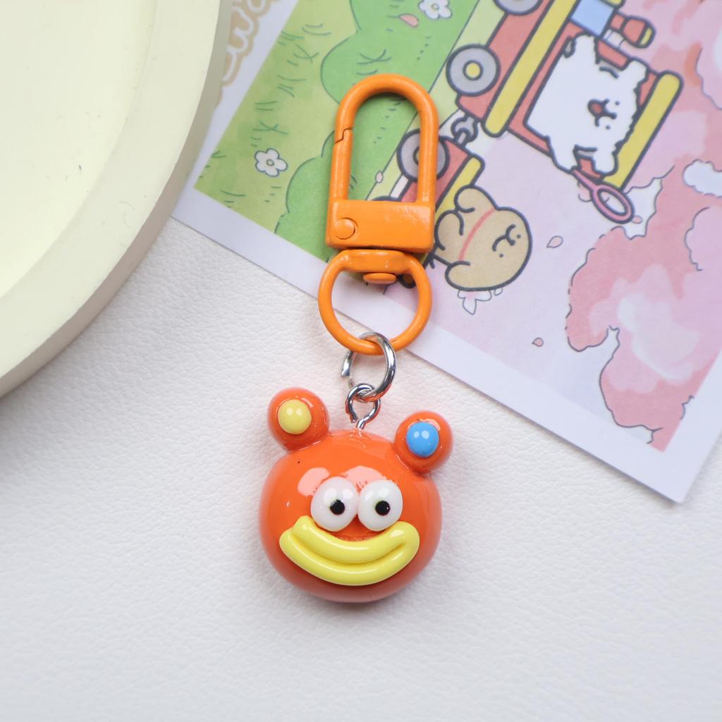 Colorful Cartoon Sausage Mouth Keychain - Cute & Funny Bag Pendant for Students