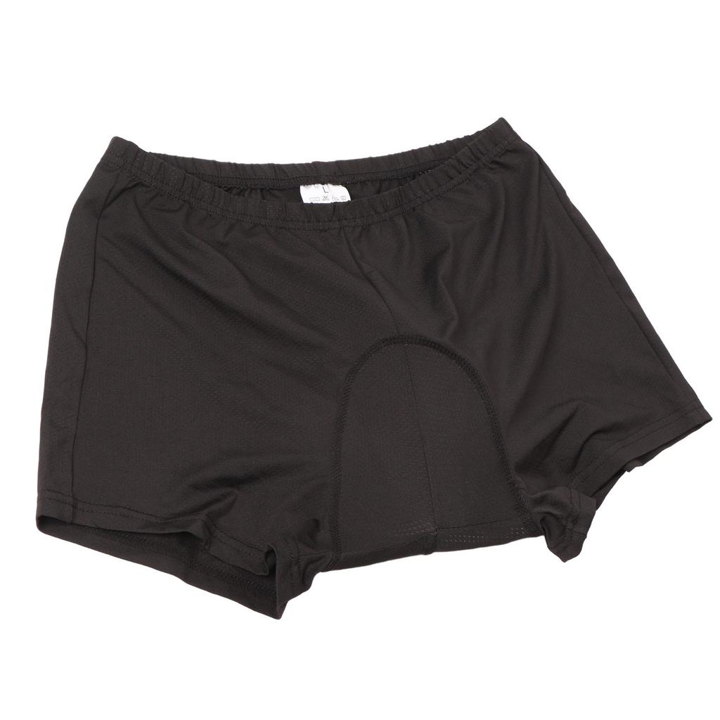 Bike Shorts With Thickened Silicone Pad Riding Clothing Summer Shockproof Breathable Cycling Short Pants Black L