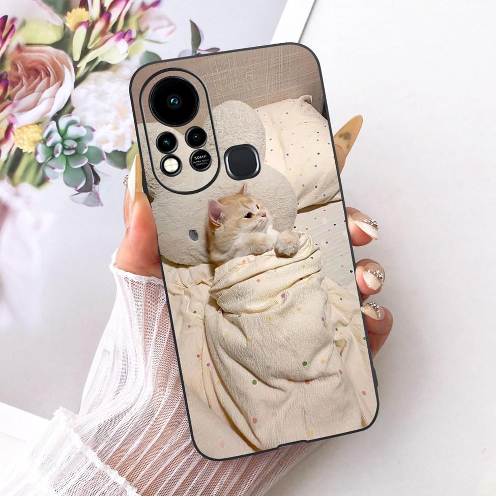 Case For Infinix Hot 11s Cover Silicone Cute Cat Fashion Funny Cool Painted Casing For Infinix Hot11s X6812 X6812B