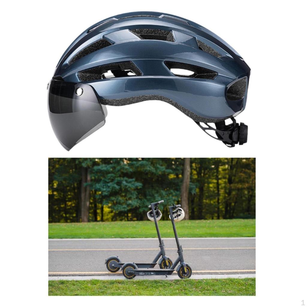 Bike Helmet Bicycle Accessories Detachable Padded Hat with Visor for Road Women Outdoor