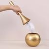 Golden High-end Cleaning Brush, Toilet Brush with Base, Household Brush with Long Handle, Suitable for Bathroom, Toilet