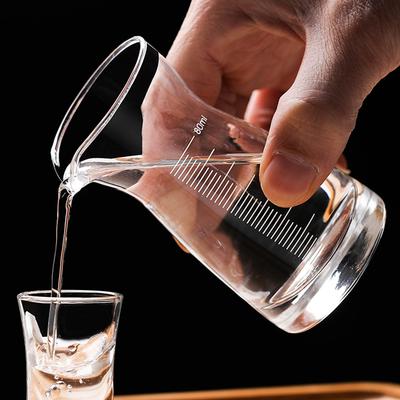 Wine Dispenser Drinkware Foreign Wine Household Measuring Cup Jug Glass Wine Pot with Scale Transparent Mug Water Dispenser Cups