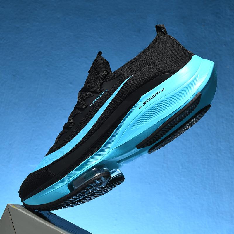 Marathon AirCushion Men Sports Running Shoes Breathable Lightweight Womens Comfortable Athletic Training Nonskid Sneakers Tennis