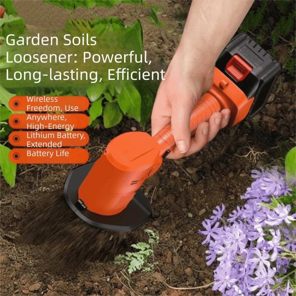 Portable Design Cordless Cultivator Electric Rotary Handheld Garden Cultivator Vegetable Garden