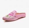 Ciabatte Estive Harajuku Stile Cinese Scarpe da Donna per Donne Moda Casual Vintage Ricamo Stile Etnico Streetwear